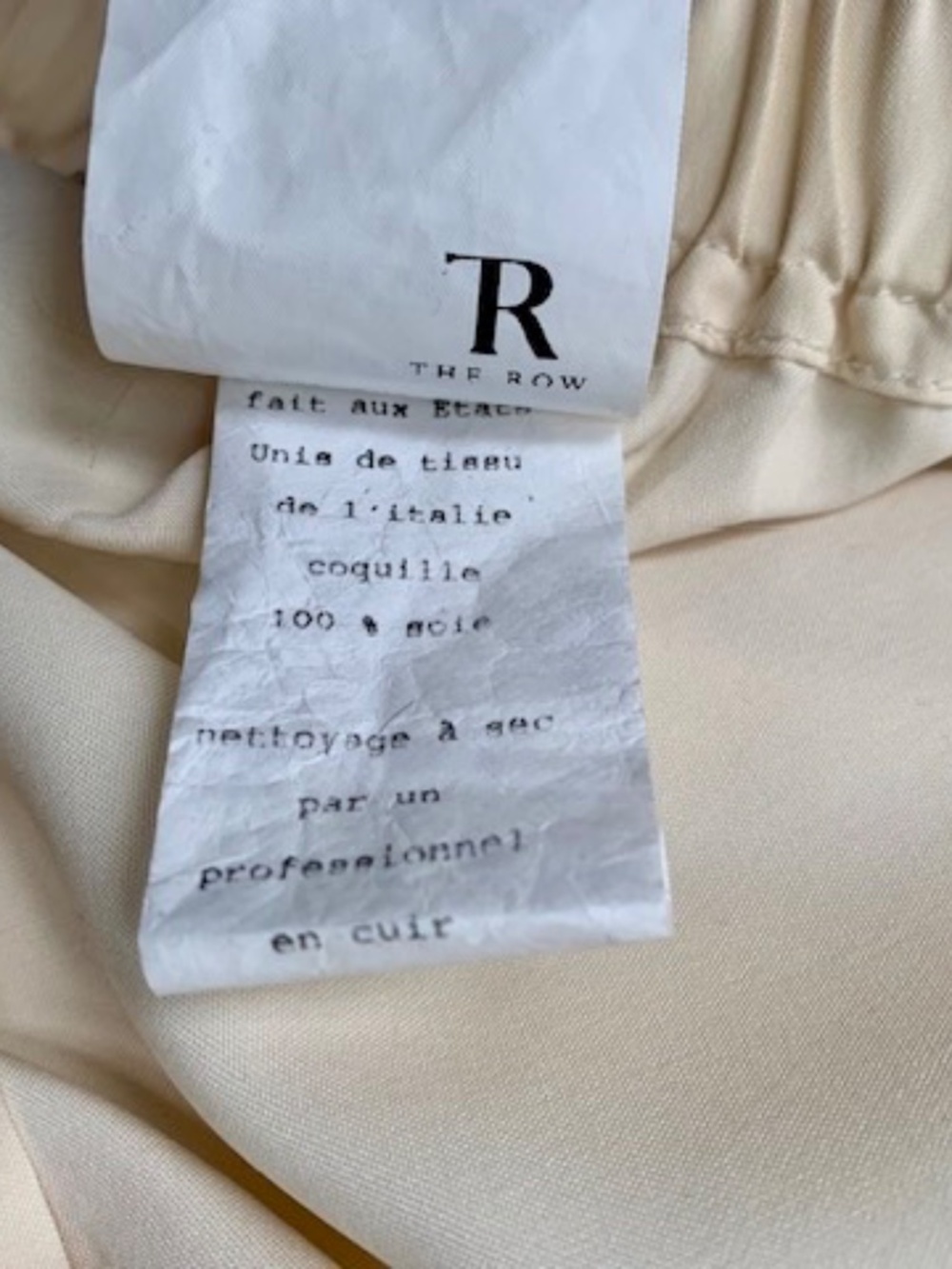 The Row silk cropped pants Small like new - Picture 2 of 11
